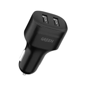 شارژر فندکی گرین لاین Dual Port Car Charger 36W